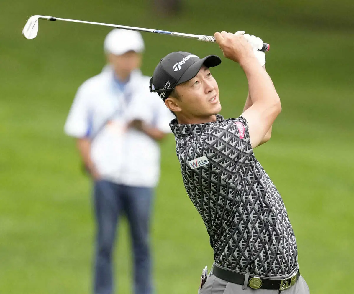 兄弟子・松山英樹の銅メダルに刺激！　岩崎亜久竜が2位浮上「パットが凄く良かった」ツアー2勝目狙える