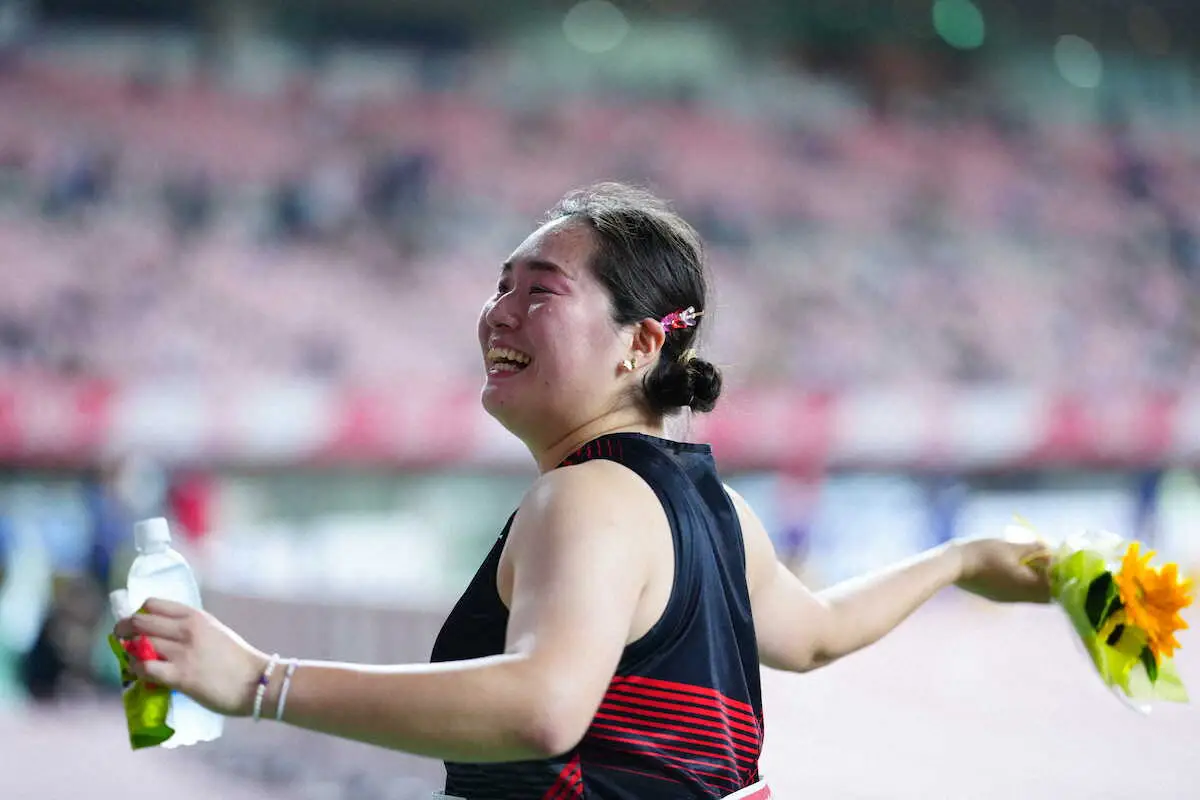 【画像・写真】女子やり投げの北口榛花