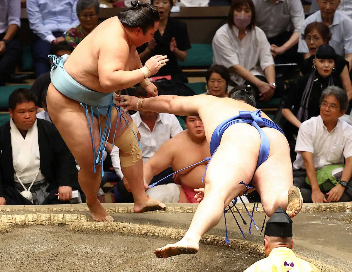 【画像・写真】大の里“独走”11連勝で大関獲り王手！　宇良は4連勝中の豊昇龍下し2大関撃破　琴桜は勝ち越しお預け