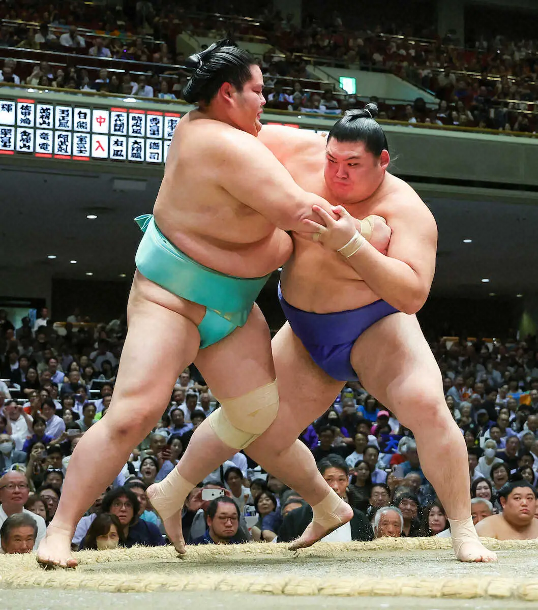 【画像・写真】大の里　“史上最速”大関昇進確実！3場所合計33勝クリア　2敗勢消滅で14日目にも優勝