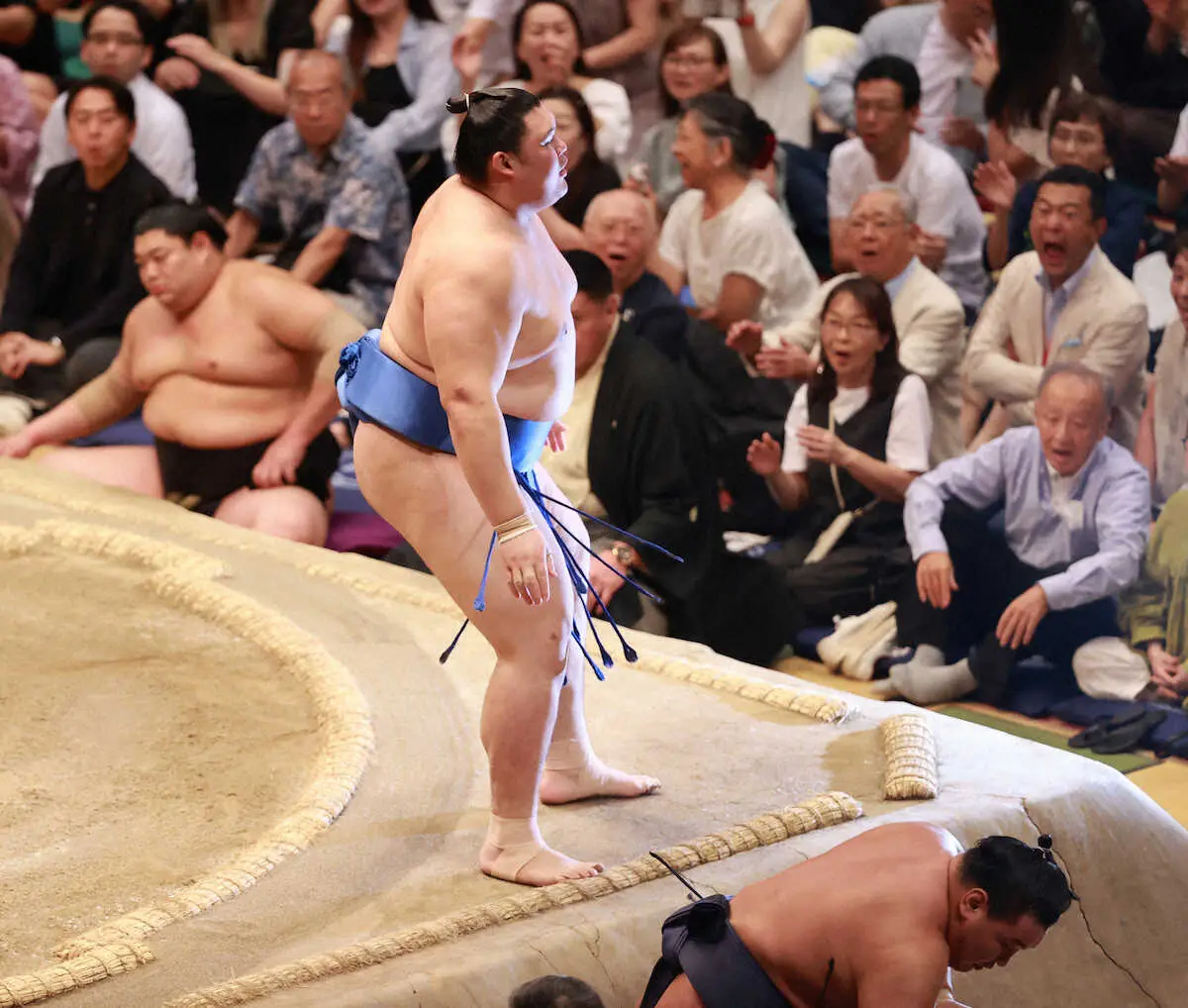 【画像・写真】大の里　2度目優勝で“最速大関”当確に花！天敵・豊昇龍に勝利「最高の相撲を取った」