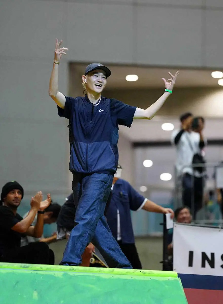 【画像・写真】【Xゲーム】白井空良が悲願の初優勝　パリ五輪4位の鬱憤晴らす　スケボー男子ストリート決勝