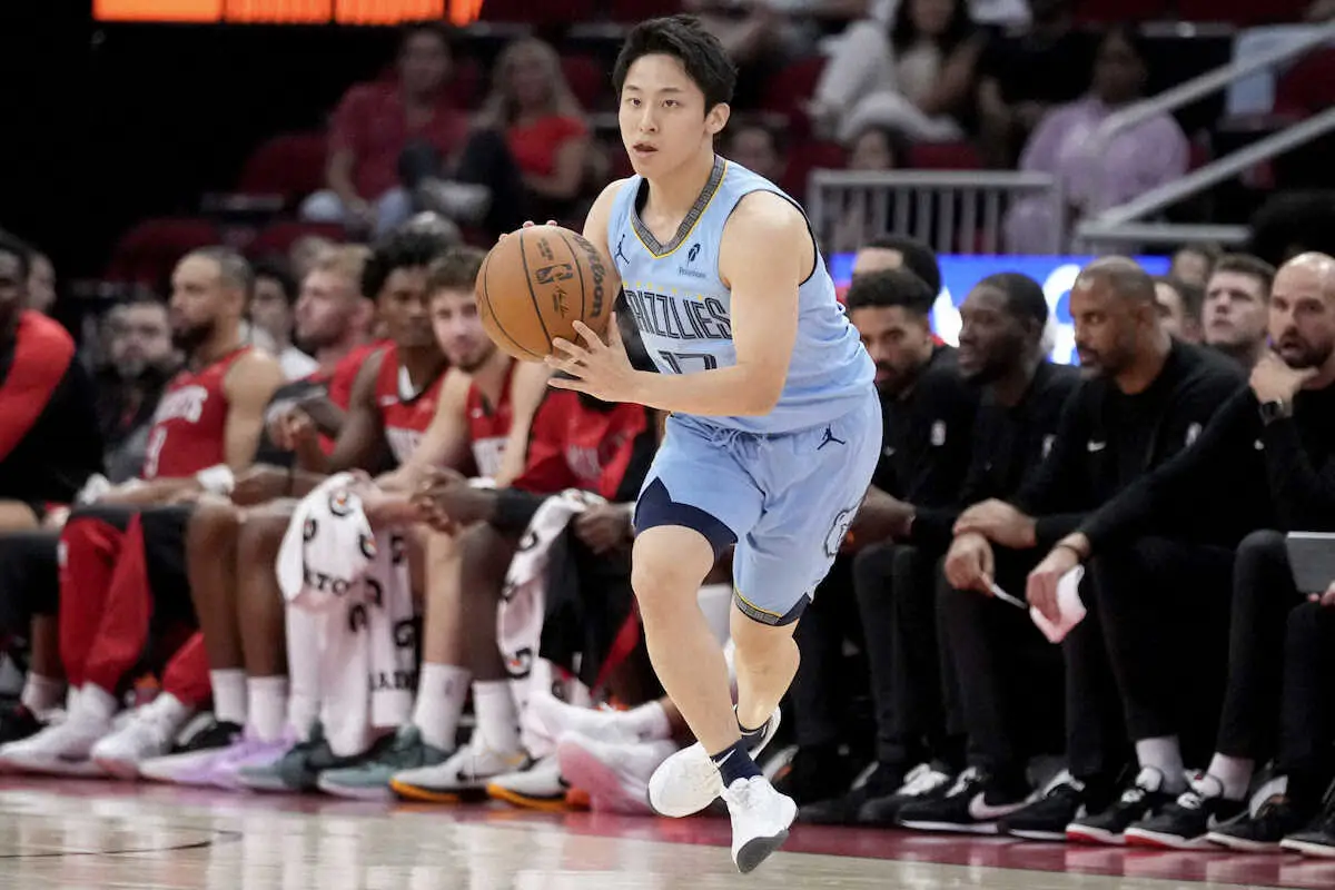 【画像・写真】土曜午前にバスケファン大興奮！河村勇輝　日本人4人目のNBAデビューでトレンド入り「まずは第一歩」