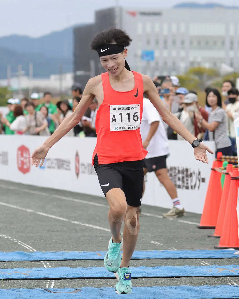 男子フルは小川孝代が初マラソンでV　しまだ大井川マラソン