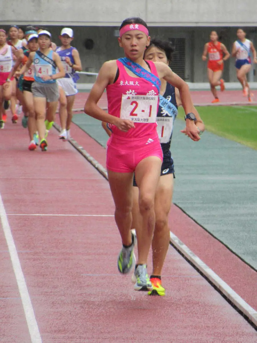 久保凛　大阪高校駅伝1区で区間2位　東大阪大敬愛も2位　薫英女学院が19連覇