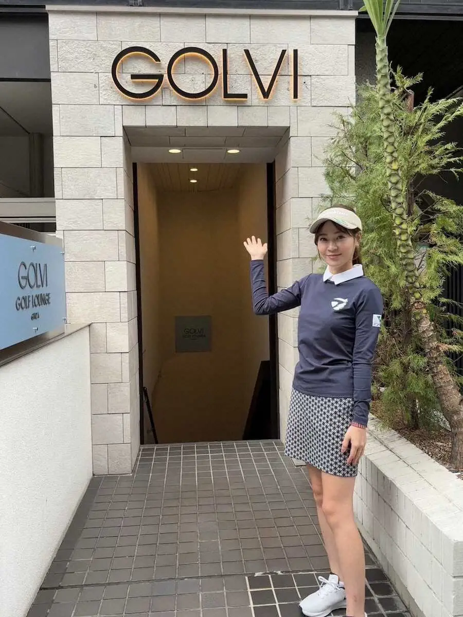 竹村真琴「GOLVI　GOLF　LOUNGE銀座」メインアンバサダー就任